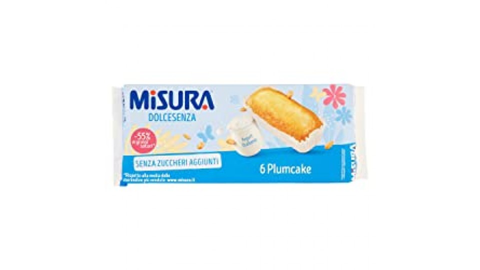 Misura - Plumcake Preparati con Yogurt, senza Zuccheri Aggiunti - 190 g