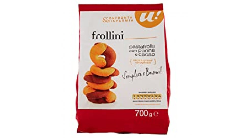 U! Confronta&Risparmia - Frollini Con Panna E Cacao 