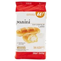 U! Confronta&Risparmia - 8 Panini Con Crema Al Latte 