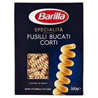 Barilla Pasta Fusilli Bucati Corti, Pasta Corta di Semola di Grano Duro, Specialità