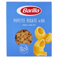 Barilla Pasta Pipette Rigate, Pasta Corta di Semola di Grano Duro, I Classici