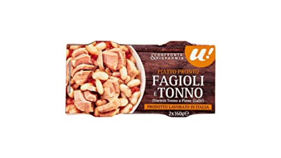 Piatto pronto fagioli e tonno U! Confronta e Risparmia