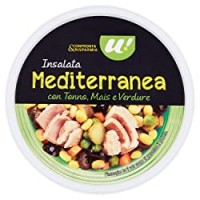 Insalata mediterranea con tonno, mais e verdure U! Confronta & Risparmia