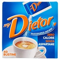 Dietor - Dolcificante, Zero Calorie, Pacco da 40X0.8 g