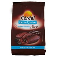 Céréal Madeleine Noire Le Originali - Senza Glutine - Senza Lattosio - Dolcetti Con cioccolato fondente UTZ