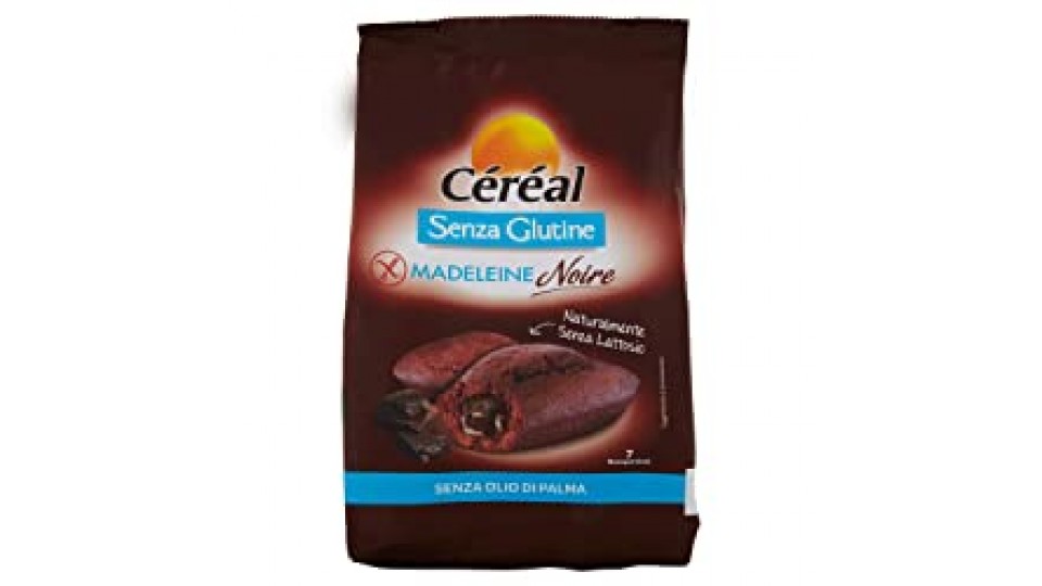 Céréal Madeleine Noire Le Originali - Senza Glutine - Senza Lattosio - Dolcetti Con cioccolato fondente UTZ