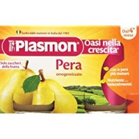 Plasmon - Oasi nella crescita, Omogeneizzato Pera, dal 4 mese, 2 x