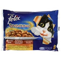 Felix Sensations Manzo E Pollo Con Verdure In Gelatina 4X100G
