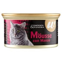 U! Confronta&Risparmia - Mousse Manzo Per Gatti 