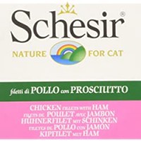 Schesir Cat - Filetti di Pollo e Prosciutto in Gelatina, 85 gr