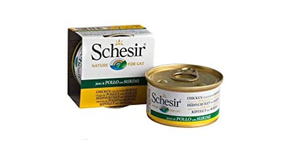 Schesir Filetti Pollo Surimi Gr. 858