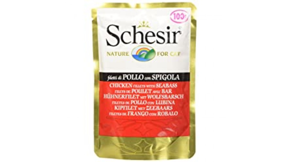 Schesir Soft Fil.Pollo con Spigola Gr 100