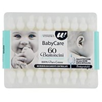 60 BASTONCINI DI CARTA COTONATI BABY CARE U! Confronta&Risparmia