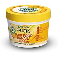 Garnier Fructis Hair Food Banana Maschera Nutriente 3 in 1 con Formula Vegana per Capelli Secchi
