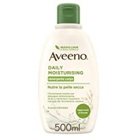 AVEENO, Bagno Doccia, Daily Moisturising, Profumo Delicato, Pelli da Normali a Secche, Anche Pelli Sensibili, Con Avena Colloidale Prebiotica