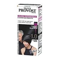 Franck Provost Colorazione Permanente Capelli, Tinta Copertura Ottima, Colore Professionale, 1.0 Nero Ebano
