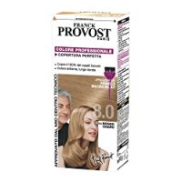 Franck Provost Colorazione Permanente Capelli, Tinta Copertura Ottima, Colore Professionale, 8.0 Biondo Chiaro