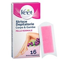 Veet Strisce Depilatorie Corpo Pelli Normali