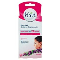 Veet Strisce Depilatorie Viso Pelli Normali