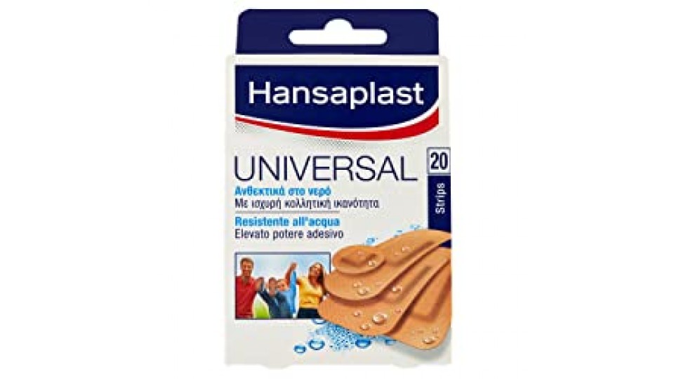 Hansaplast - Universal, Resistente al acqua, Elevato potere adesivo