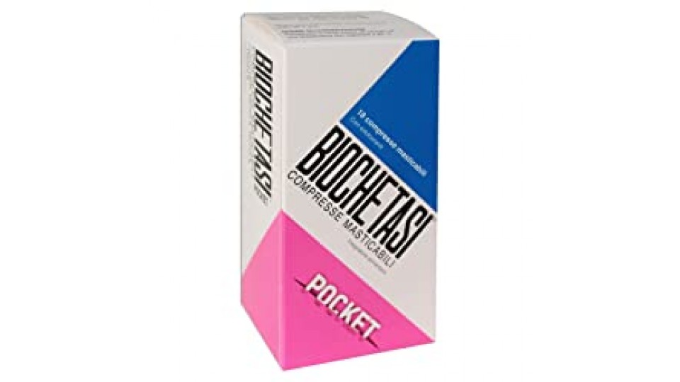 ARTICOLO SENZA BRAND Biochetasi Pocket 18 Compresse Masticabili - 21,6 g