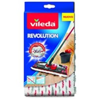 Vileda Revolution Panno Ricambio 2 In 1 In Microfibra, Bianco