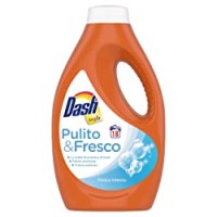 Dash Simply Detersivo Liquido Fresco intensa 0,99 l 18 Lavaggi, Rimuove Sporco e Odori a un Prezzo conveniente