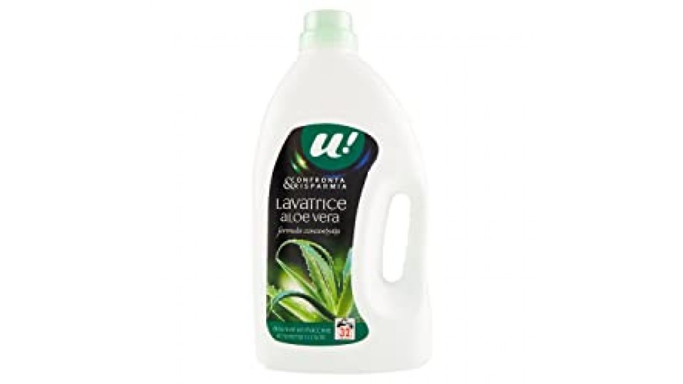 Unes, Detersivo Liquido Lavatrice Profumazione Aloe