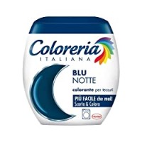 Coloreria Italiana Grey Colorante Tessuti e Vestiti in Lavatrice, Blu Notte
