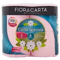 Fior di carta carta igienica rosa 4 rotoli