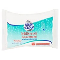 Fresh & Clean Milleusi Disinfettanti 20 Salviettine Umidificante