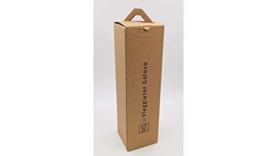 SCATOLA REGALO RIGIDA per Vino da 75cl il Viaggiator Goloso