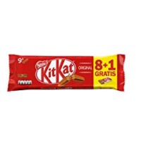 KitKat Family Pack Snack di Wafer Ricoperto di Cioccolato al Latte 9 Pezzi da 20,7g