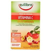 EQUILIBRA - Vitamina C 100% Naturale 30 compresse masticabili