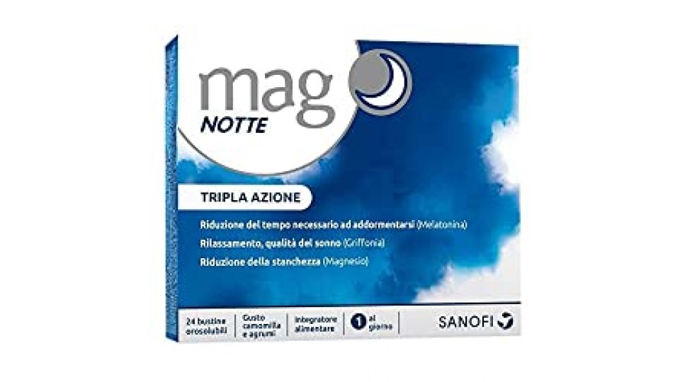 ARTICOLO SENZA BRAND Mag Notte Integratore 24 Bustine - 50,4 g