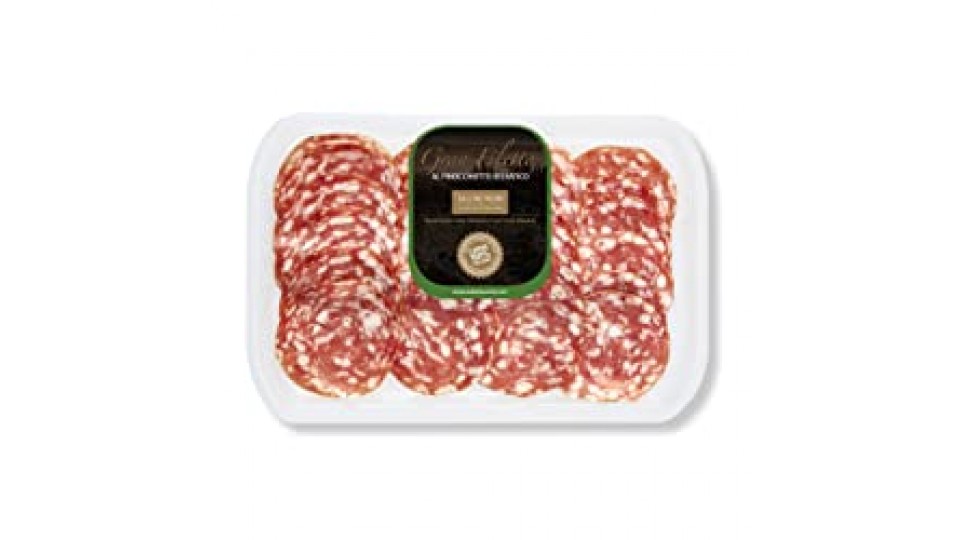 Salumi Pasini Salame Gran Filetto con finocchietto selvatico affettato