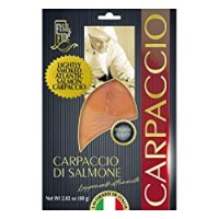 Fish & Fine Carpaccio di Salmone Leggermente Affumicato a Fette