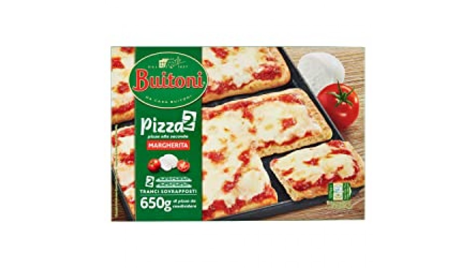 BUITONI PIZZA ALLA SECONDA MARGHERITA Pizza surgelata 650g (2 tranci) |  Tutti i prodotti | Spesa Online a casa: confronta le offerte di spesa a  domicilio Amazon | MiaSpesa.it