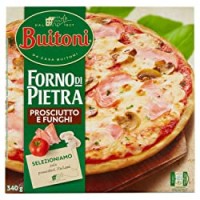 Buitoni Forno di Pietra Prosciutto e Funghi Pizza Surgelata (1 Pizza)