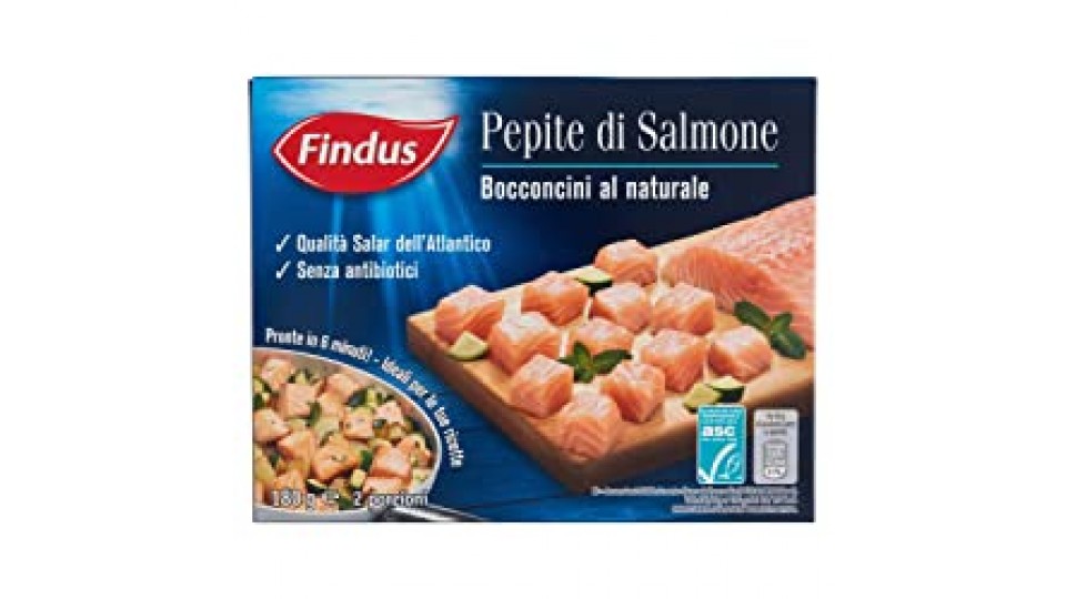 Findus Findus Pepite di Salmone Bocconcini al Naturale 