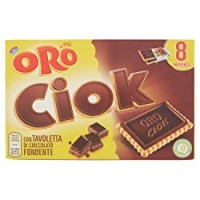 Saiwa Oro Ciok con Tavoletta di Cioccolato Fondente - 8 Merende