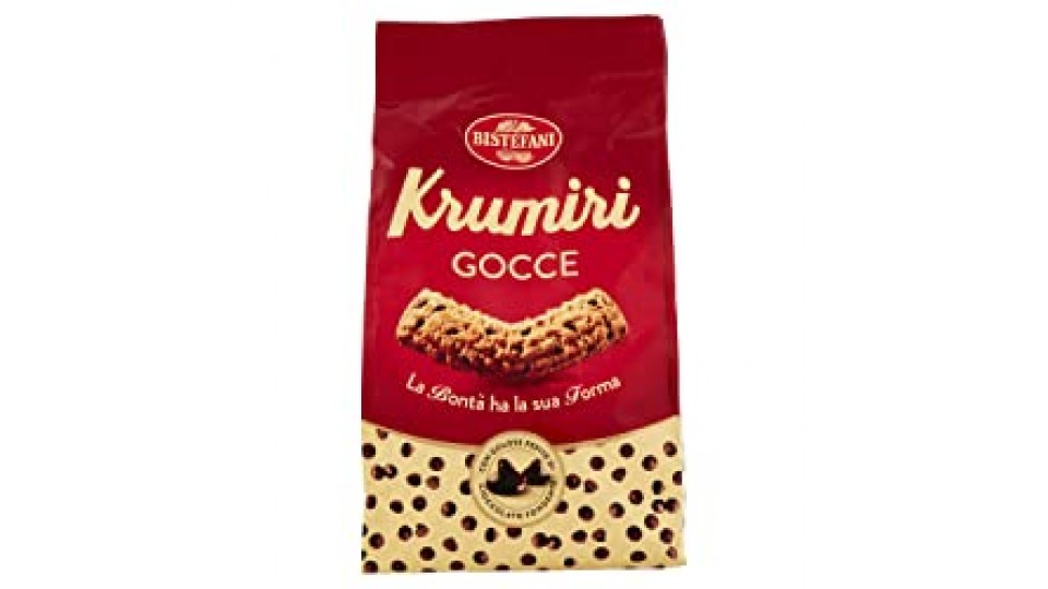 Bistefani Bistefani Krumiri - Biscotti Frollini Arricchiti Con Gocce Di Cioccolato - Sacco 290G