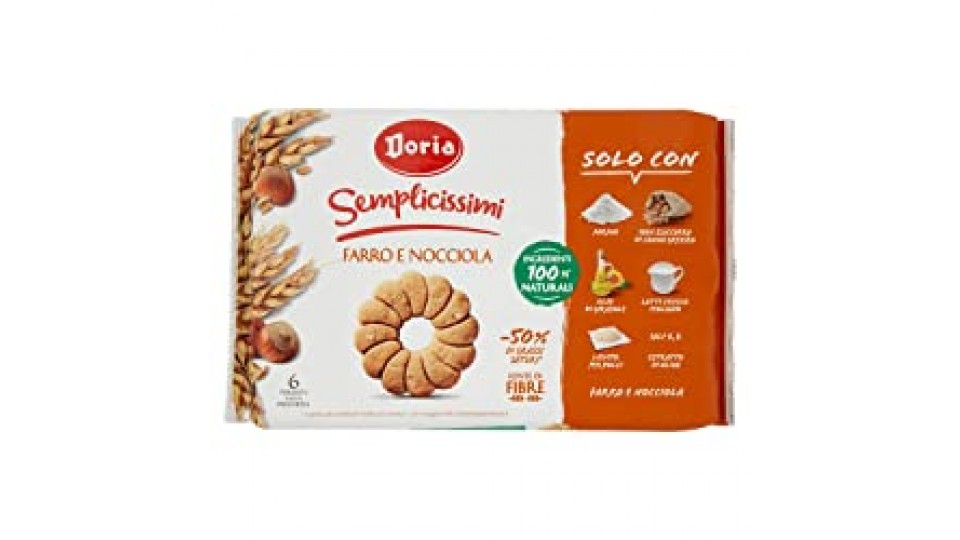 Doria Semplicissimi Frollini Farro e Nocciola