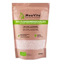 MeaVita Ingo Steyer KG Buccia di Psillio Biologica, Indiana, Ricca di Fibre e Vegana Pura al 99%, Confezione da