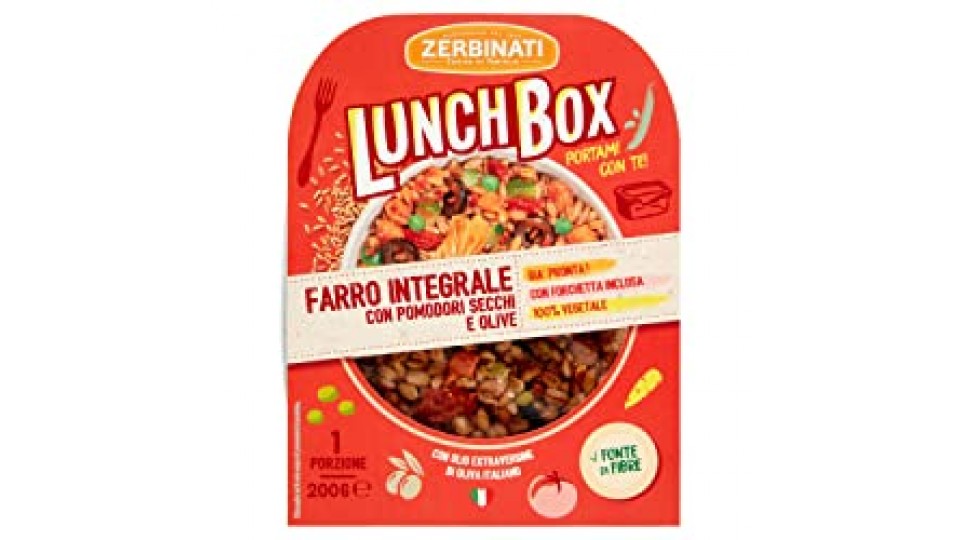 Zerbinati Farro Integrale Con Pomodori Secchi e Olive