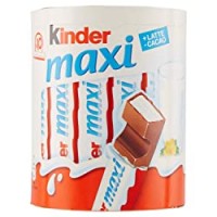 Kinder Maxi Tavolette Cioccolato al Latte - 10 Pezzi, Totale: