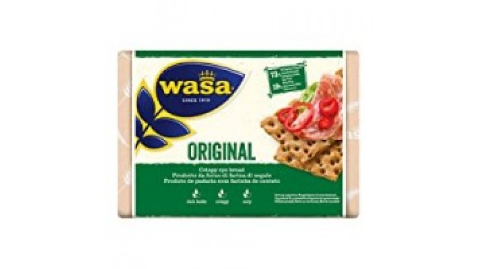 Wasa Original, Fette di Pane di Segale Croccante