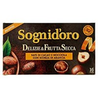 Sogni Doro Tisana DelizieFrutta Secca Fave Cacao e nocciola con scorza di arancia