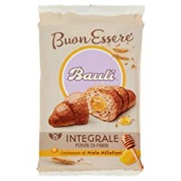 Bauli Croissant Integrale al Miele Millefiori, Fonte di Fibre - Linea Buonessere - confezione da