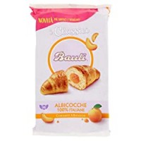 Bauli Croissant Albicocca, con Farcitura di Albicocche 100% Italiane - I Classici - confezione da